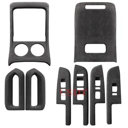 TOP Suede Car Interior Protective Mat For Xpeng G9 2022 2023 2024 Car Central Control Panel Cover Mat Air Outlet Frames Cover