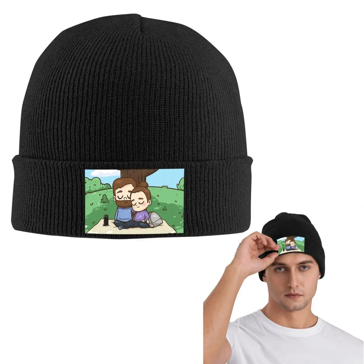 Park Day - Pibubear Warm Knitted Cap Winter Knit Bonnet Hat Skullies Beanies Hip Hop Caps for Unisex