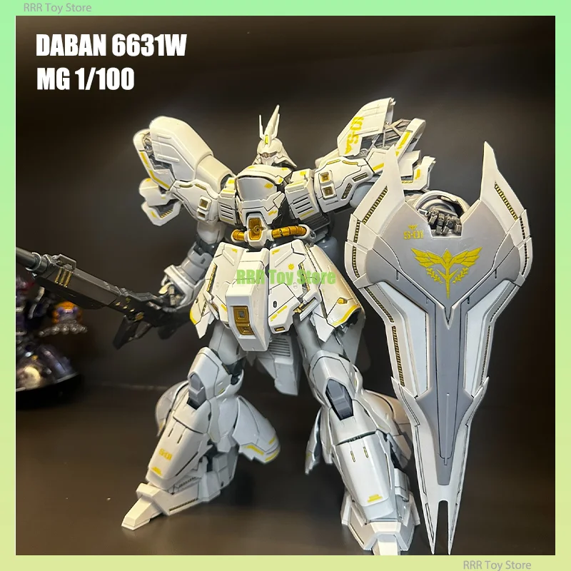 

Фигурка робота DABAN 6631 Вт MG 1/100 Sazabi в сборе, набор моделей белого цвета Mecha KO, фигурка робота, фигурная пластиковая модель, Детские хобби, игрушки, подарки