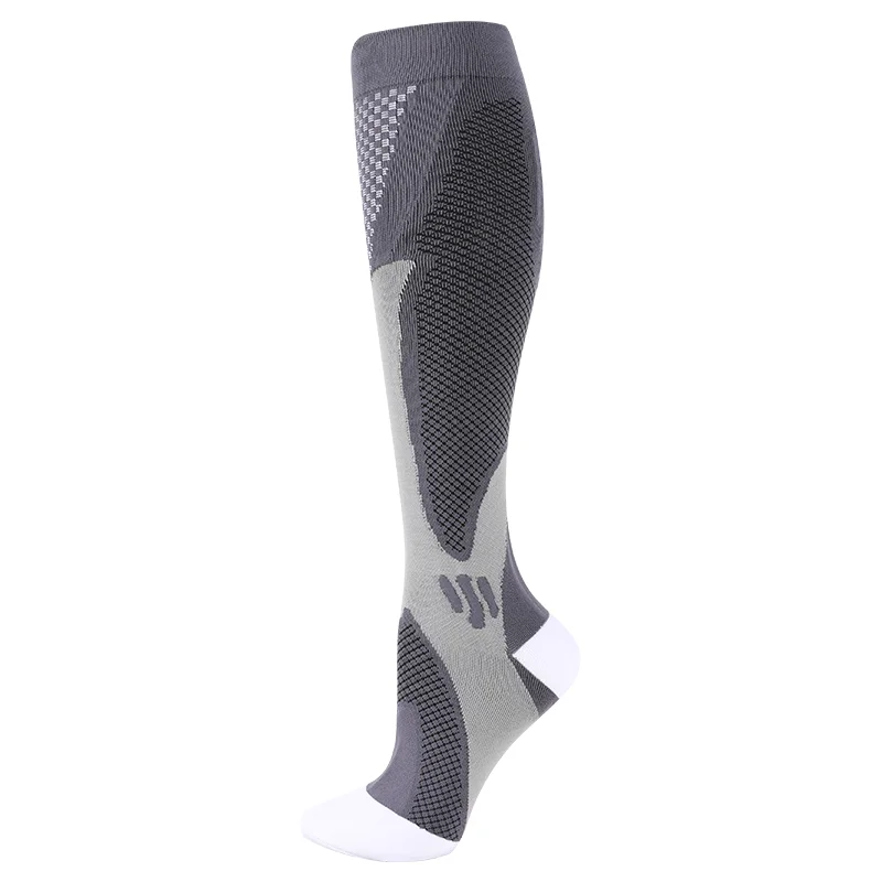1 PAAR Kompressionssocken Sportsocken Medizinische Pflegestrümpfe Verhindern Krampfadern Socken Schwangerschaft Stillen Sportlich Fußball SOX – Detail 18