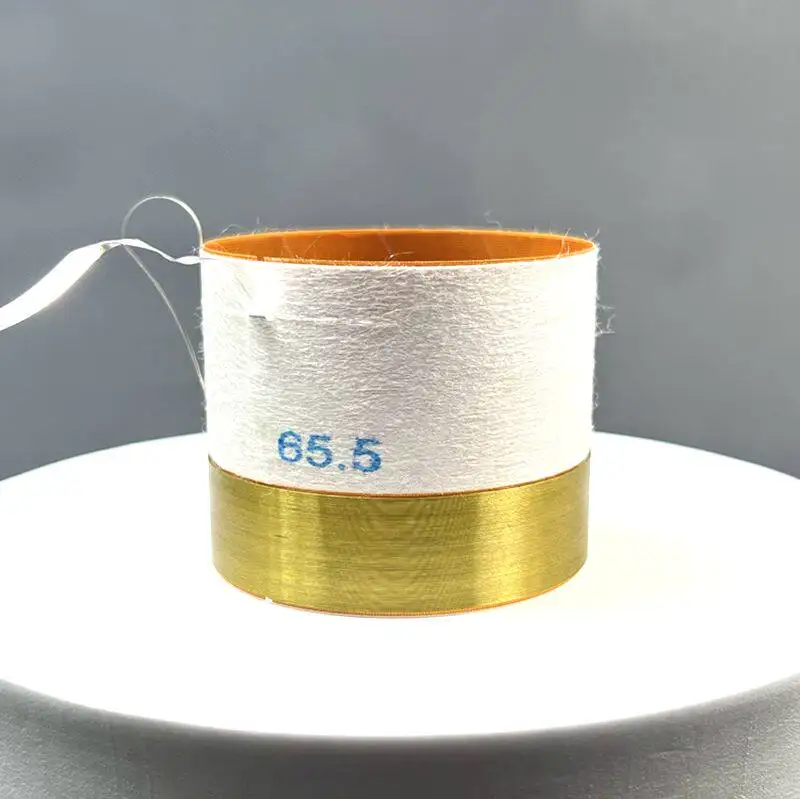 65.5mm waveguide fiber, pure aluminum flat wire, bass voice coil, high-power speaker, 65.5 cores, 55mm height, 8 ohms