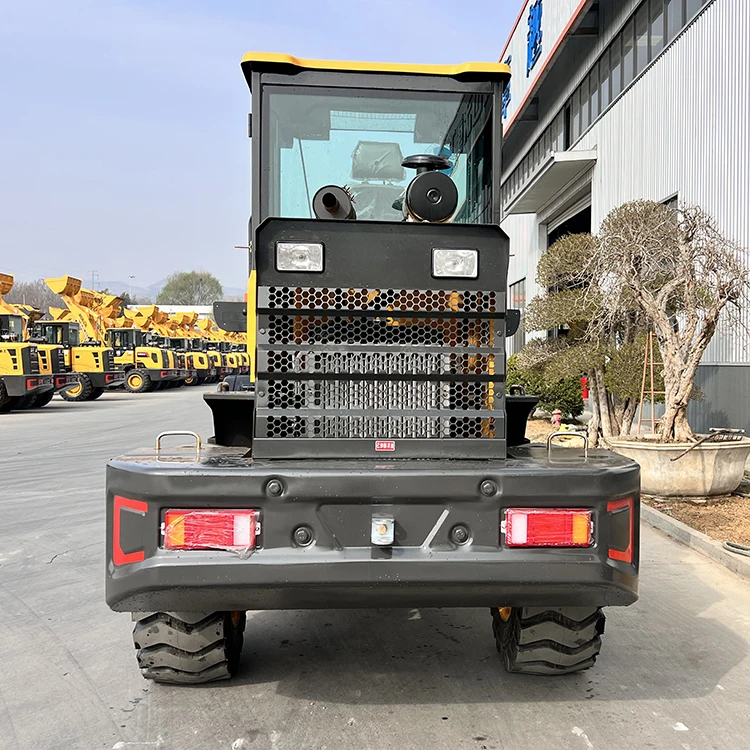 إيداع الجرافة ذات العجلات الصغيرة ذات الدفع الرباعي المنتزع العشب الزراعي سجل المنتزع موقع البناء متعدد الوظائف #6