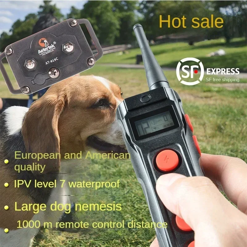 Aetertek AT-919C Transmitter Replacement, Remote, Handset, Waterproof, Rechargeable Trainer, Dog Training