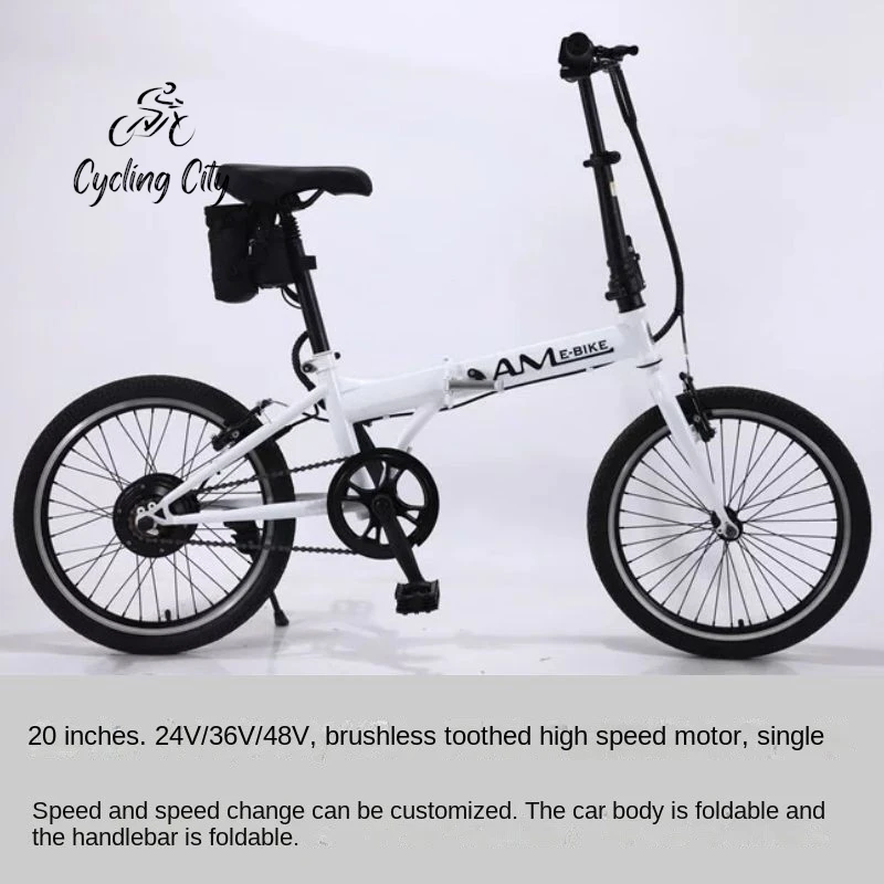 Cycling City Folding Electric Bicycles For Men And Women Are Light And Portable And Students Can Help Mountain Bikes Hot 2024