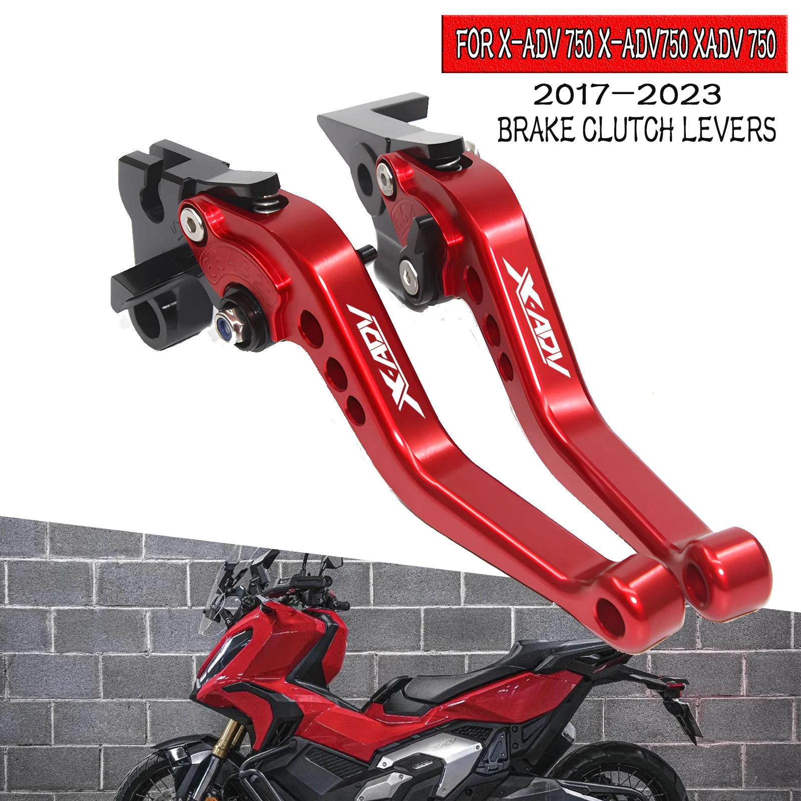 Für X-ADV 750 2024 2025 X-ADV 750 X ADV 750 2017-2023 Motorrad Zubehör Bremse Kupplung Hebel Griff hebel Set Aluminium
