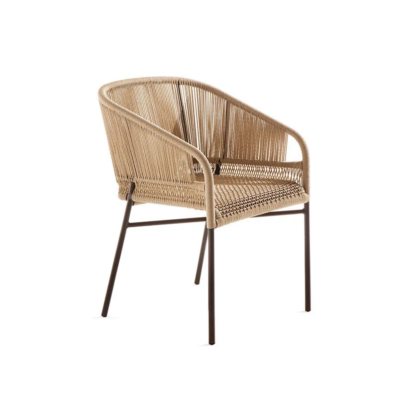 Garden outdoor tables and chairs Balcony custom leisure PE rattan woven tables and chairs Nordic sun room B & B outdoor furnitur