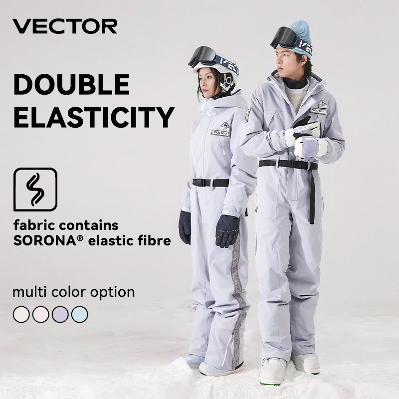 Vector Extra Dikke Vrouwen Skibroek Rechte Volle Overalls Winter Warme Winddichte Buitensport Snowboard Sneeuwscooter