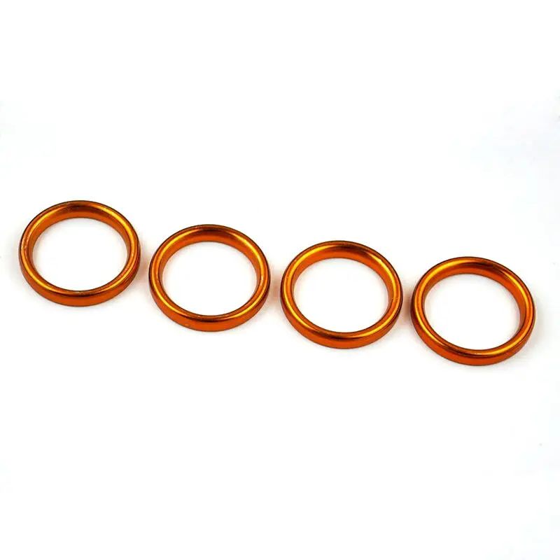 4PCS Metal Exhaust Pipe Header Gasket For Suzuki LT-A450 LTA450 2007-2010 LT-A500F LTA500F 2000-2007