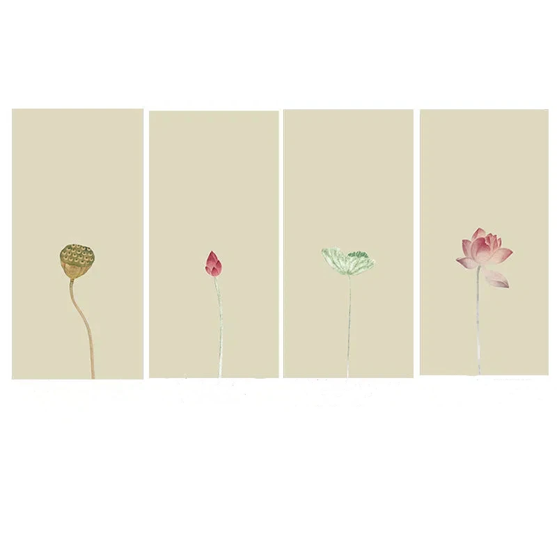 Batik Rice Paper Vintage Small Regular Script Half mature Rice Paper classic studenti Brush Practice calligrafia Xuan Paper