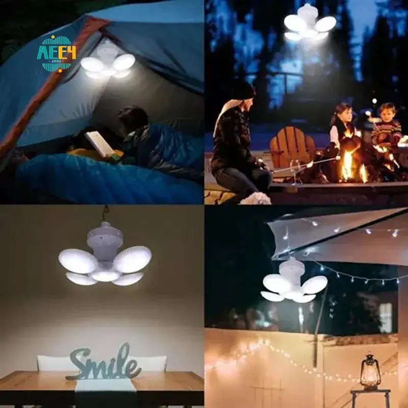 

AEE4-Solar Energy Camping Lamp USB Rechargeable LED Remote Control Foldable Lantern Portable Emergency Lamp