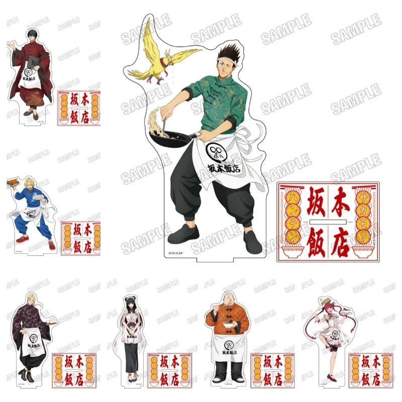 Sakamoto Days Shin Asakura Taro Sakamoto Anime Acrylic Stand Figure Collection Accesorios Cute Room Decor Ornament
