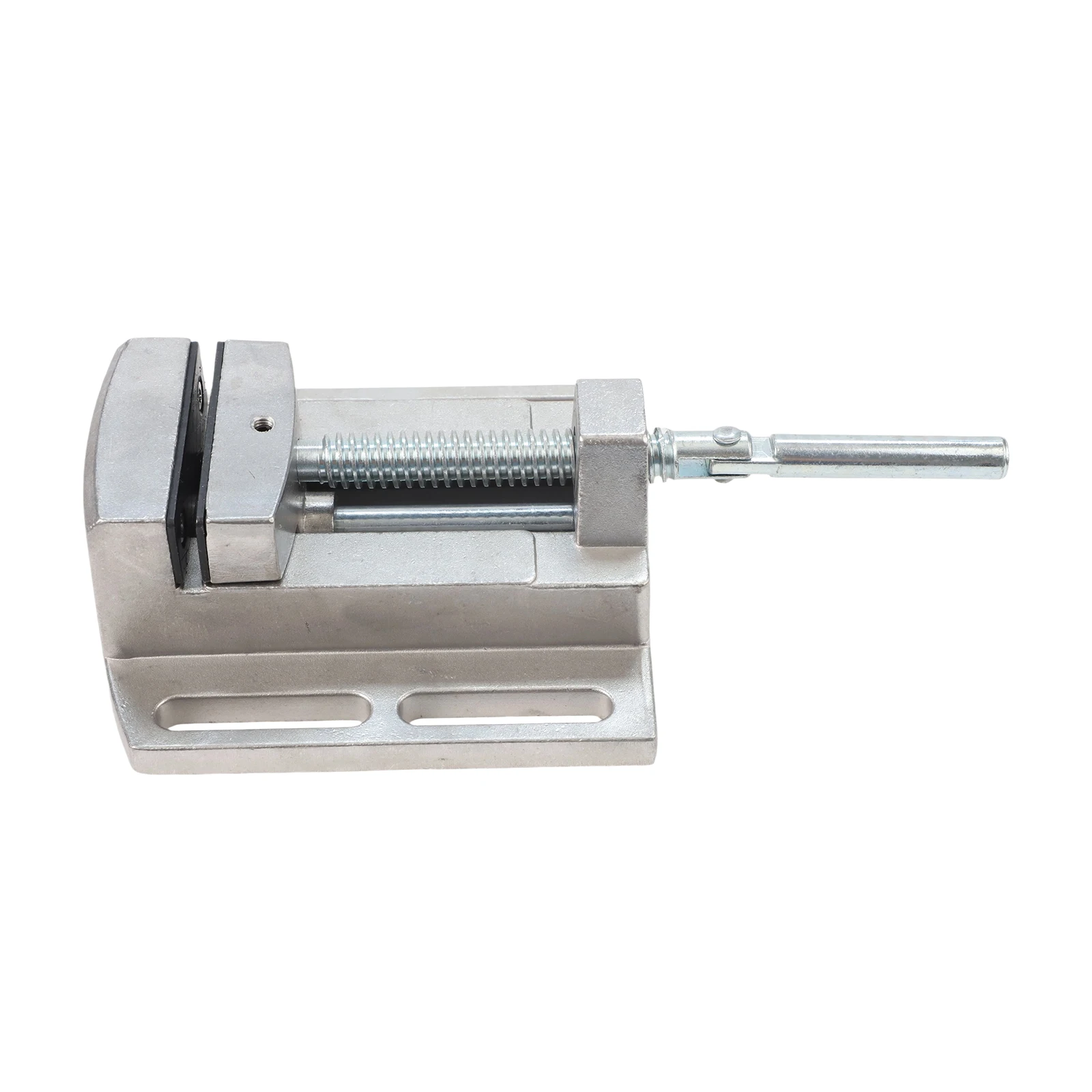 Aluminum Drill Press Vise for Metalworking Manual Clamp for Mini Drill Chuck Convenient for Polishing and Drilling