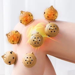 Tragbares thermisches Massage gerät Mini Moxibustion Topf Moxa Stick Brenner Schröpfen Therapie warme Akkupunkt Massage Gesundheits wesen Linderung Schmerzen