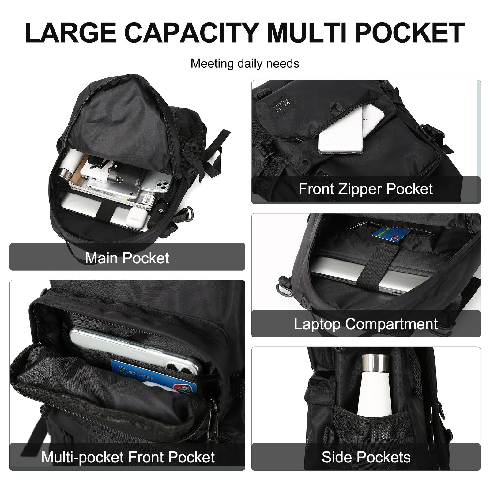 Travel Backpack for Men Large Capacity for Leisure Travel Outdoor Hiking Oversized Laptop Backpack Waterproof Backpack for Women