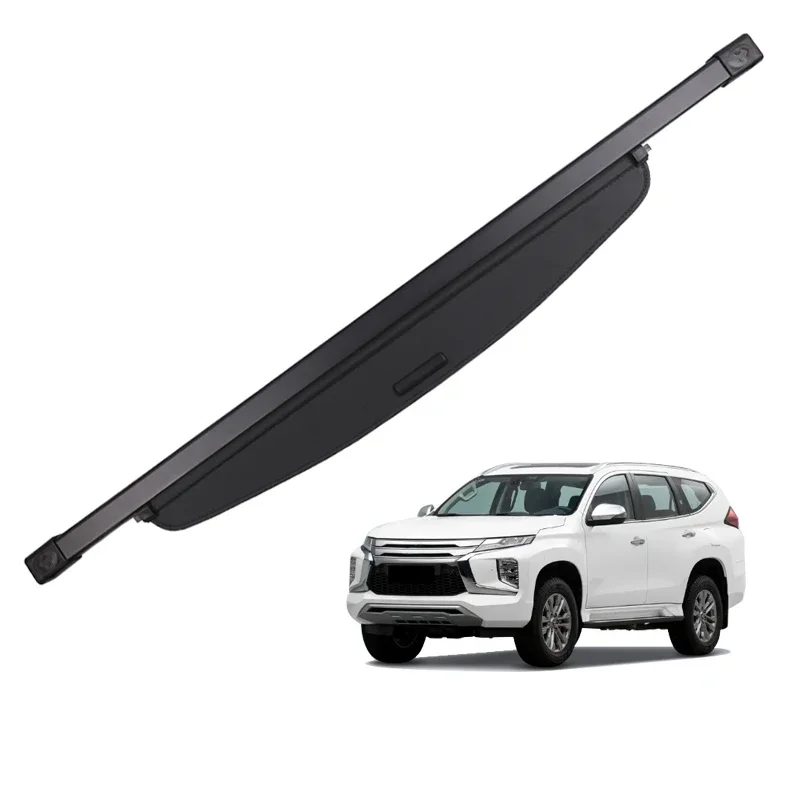 

Для Mitsubishi Pajiero Sport 2010-2024 Задняя Крышка багажника перегородка карго занавеска выдвижной защитный щит для конфиденциальности