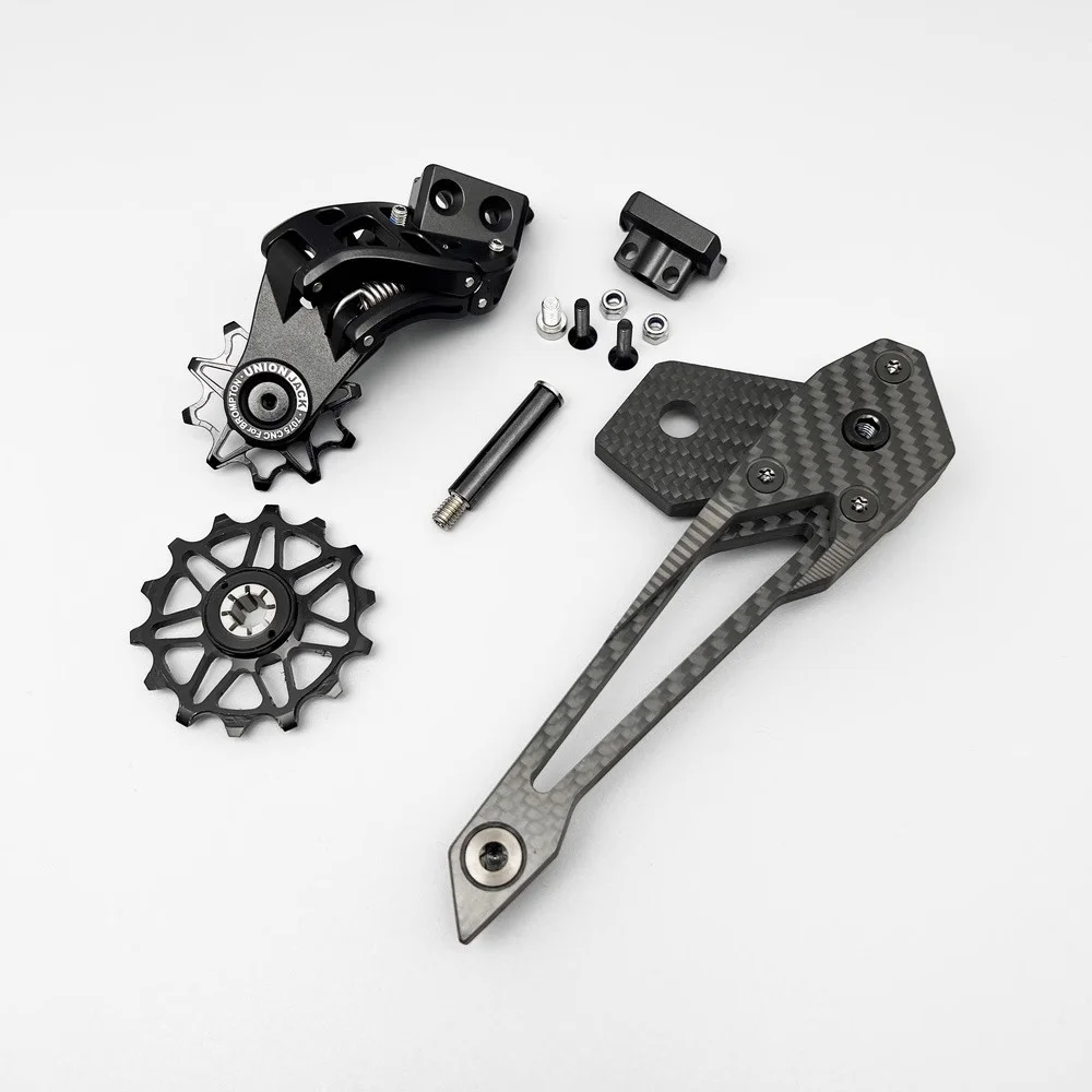 Unionjack new chain tensioner set 7speed carbon chain tensioner for brompton A C P Tline 7speed upgrade