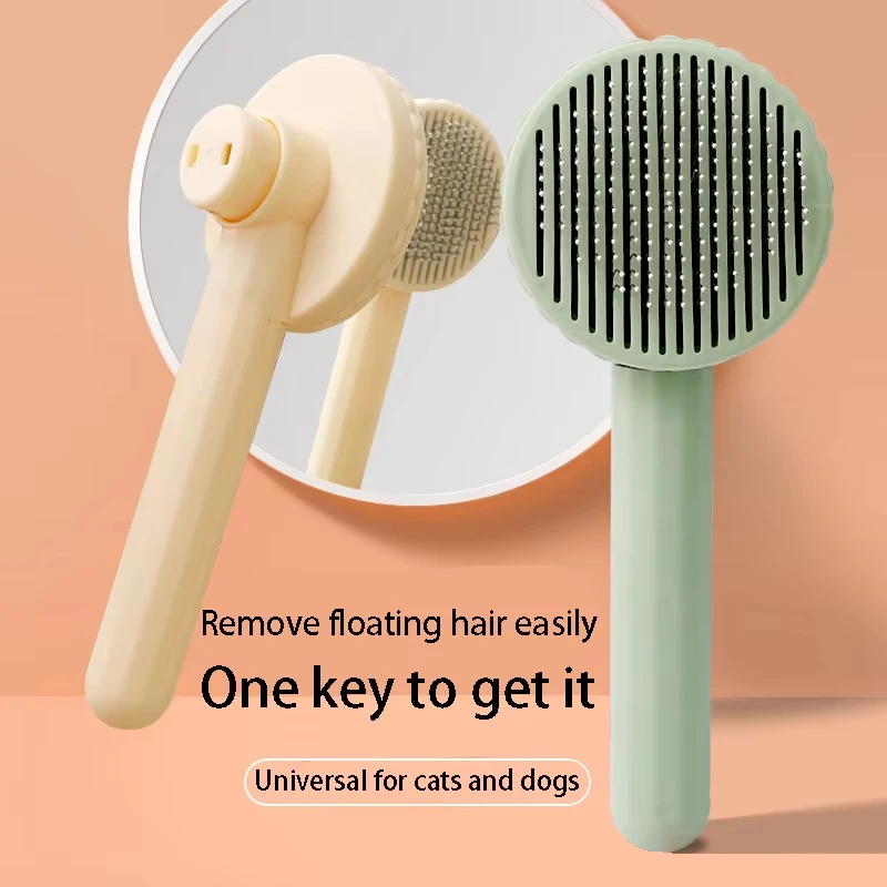 Pet Hair Removal Comb Cat Brush Pet Hair Removal Comb Cat Dog Hair Removal Scraper Pet Grooming Tool Cat Accessories