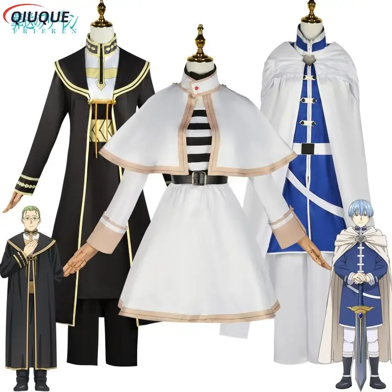 

Anime Frieren at the Funeral Cosplay Costume Frieren Himmel Heiter Uniform Comic Con Role Play Halloween Carnival Party Outfit