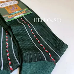 Chaussettes fines en nylon pour hommes, bas vintage sexy, vert, respirantes, longues, décontractées, nouvelle collection