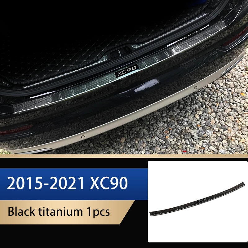 Car styling for Volvo xc90 trunk trim strip trunk protection strip 2015 2016 2017 2018 2019 2020 2021 2022 car Accessories