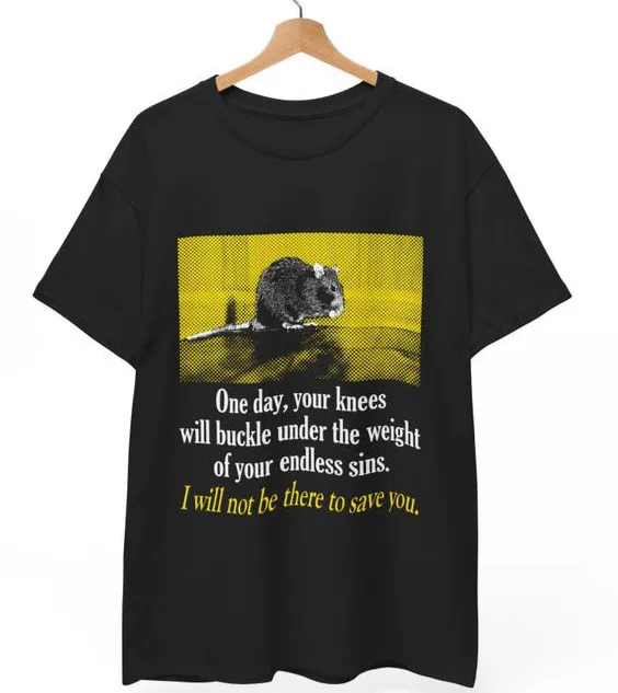 T-shirt Rat d'un jour |   T-shirt mème inspirant drôle |   Cadeau de rongeur d'ambiance