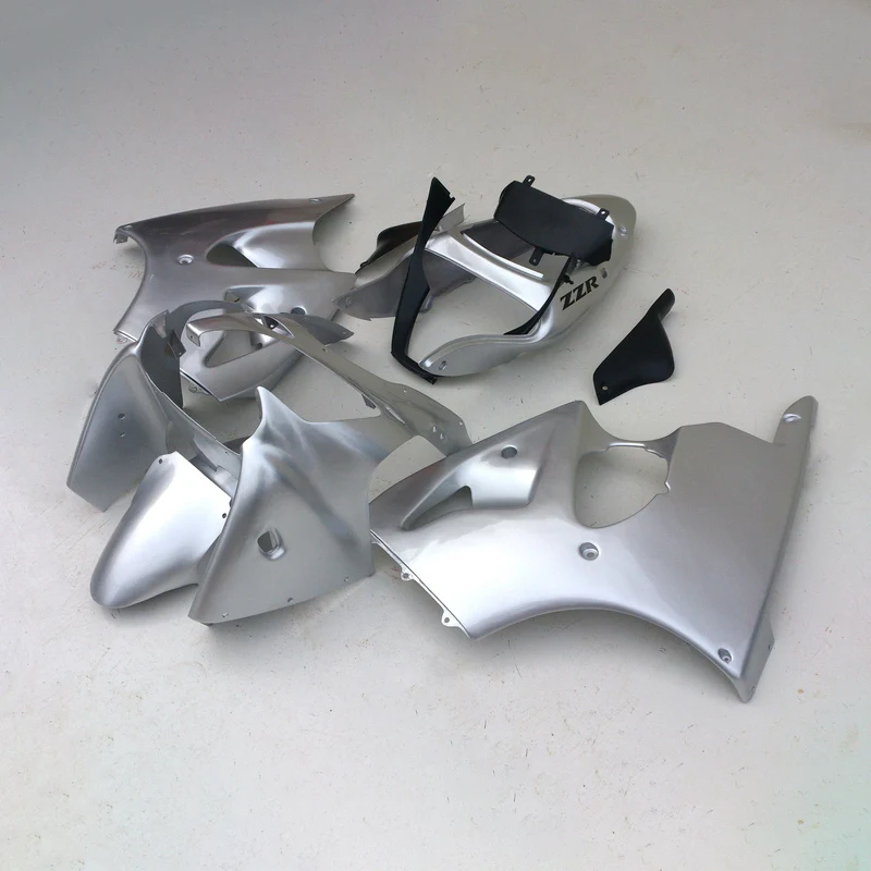 Kit de carenados de inyección personalizados, piezas plateadas para motor, para KAWASAKI Ninja ZX6R 2000 2001 2002, juego de carenado de plástico ABS ZX 6R 00-02