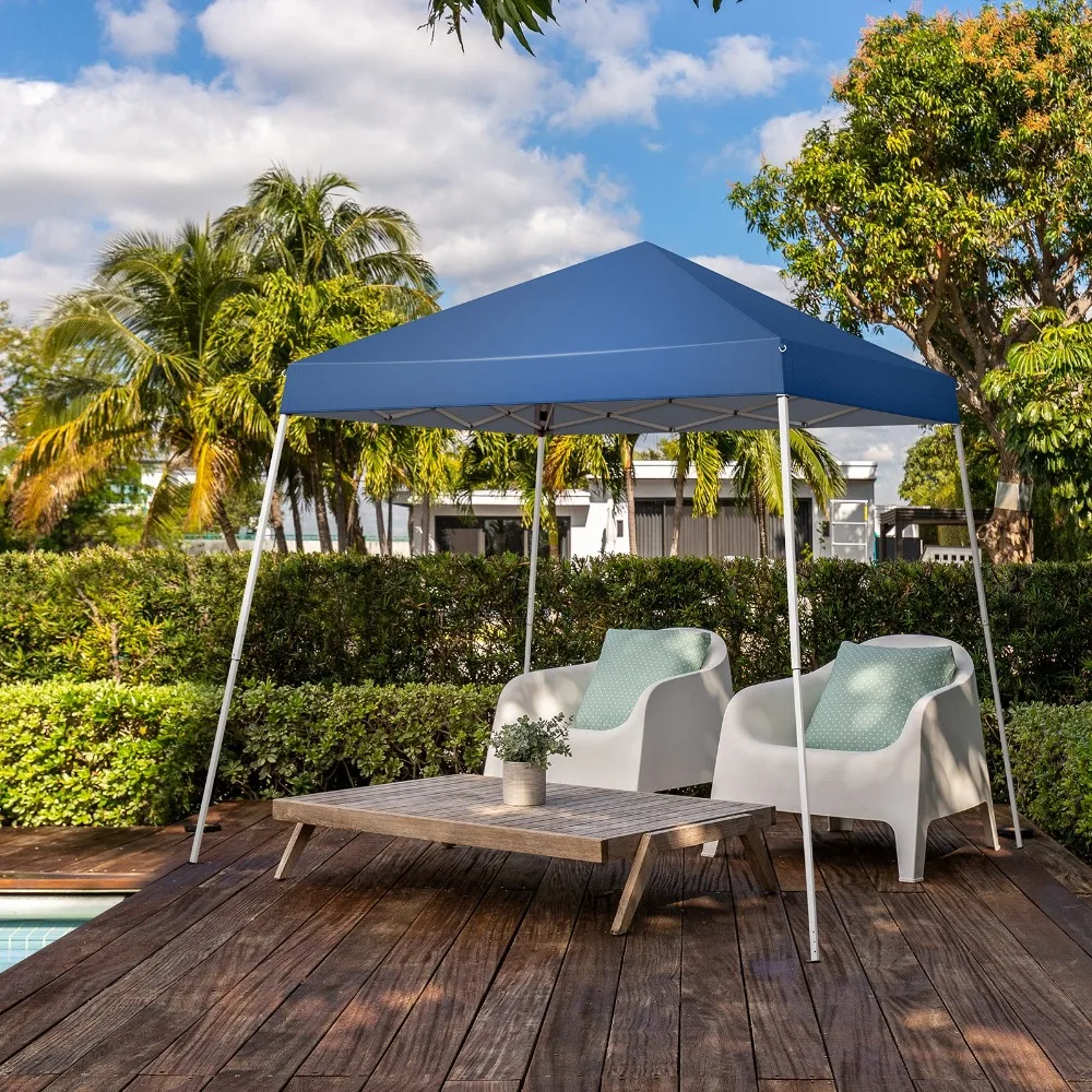 مظلة خيمة لحفلات الزفاف قابلة للطي في الهواء الطلق مقاس 6 × 6 بوصات EZ POP UP لمظلة الشمس #1