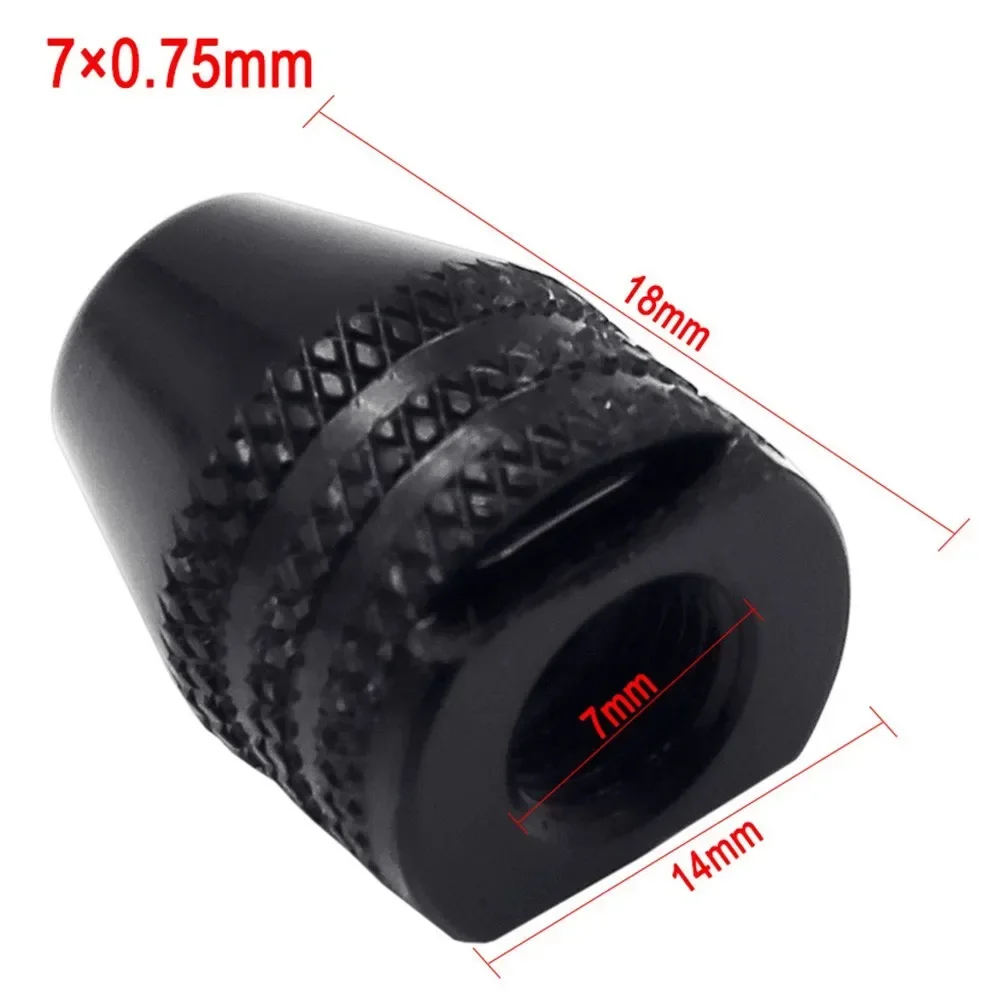 0,3-3,4mm Mini Multi Chuck Keyless Schnell wechsel Drei backen Bohrfutter m7 m8x1, 5 Kohlenstoffs tahl Elektro werkzeuge Taladros Fer ramen tas