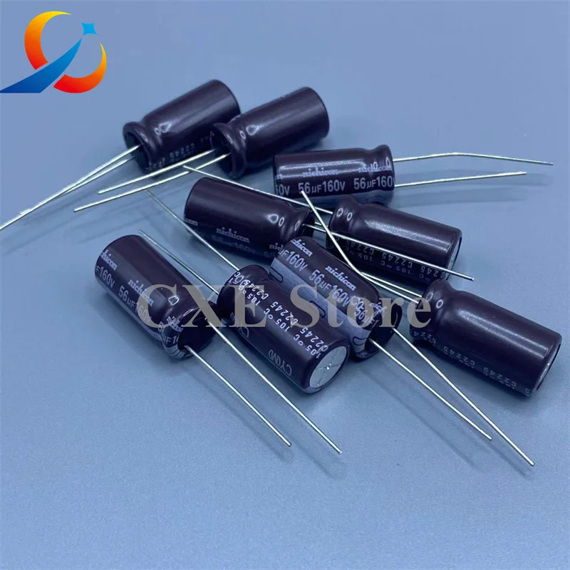 10PCS CY 160V56UF Volume 10X20MM Nichicon Electrolytic Capacitors UCY2C560MPD 56UF 160V NEW