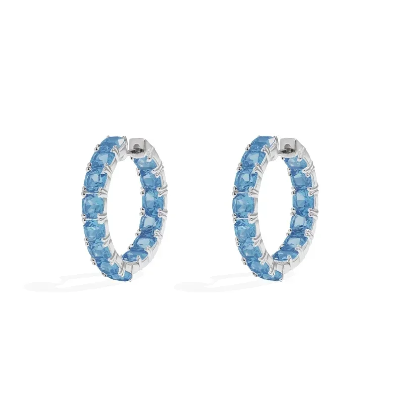 LI KI 925 Silver High Quality 2024 New Printemps Series Colorful Diamond Necklace Bracelet Earrings Ring For Women  Jewelry - view 3