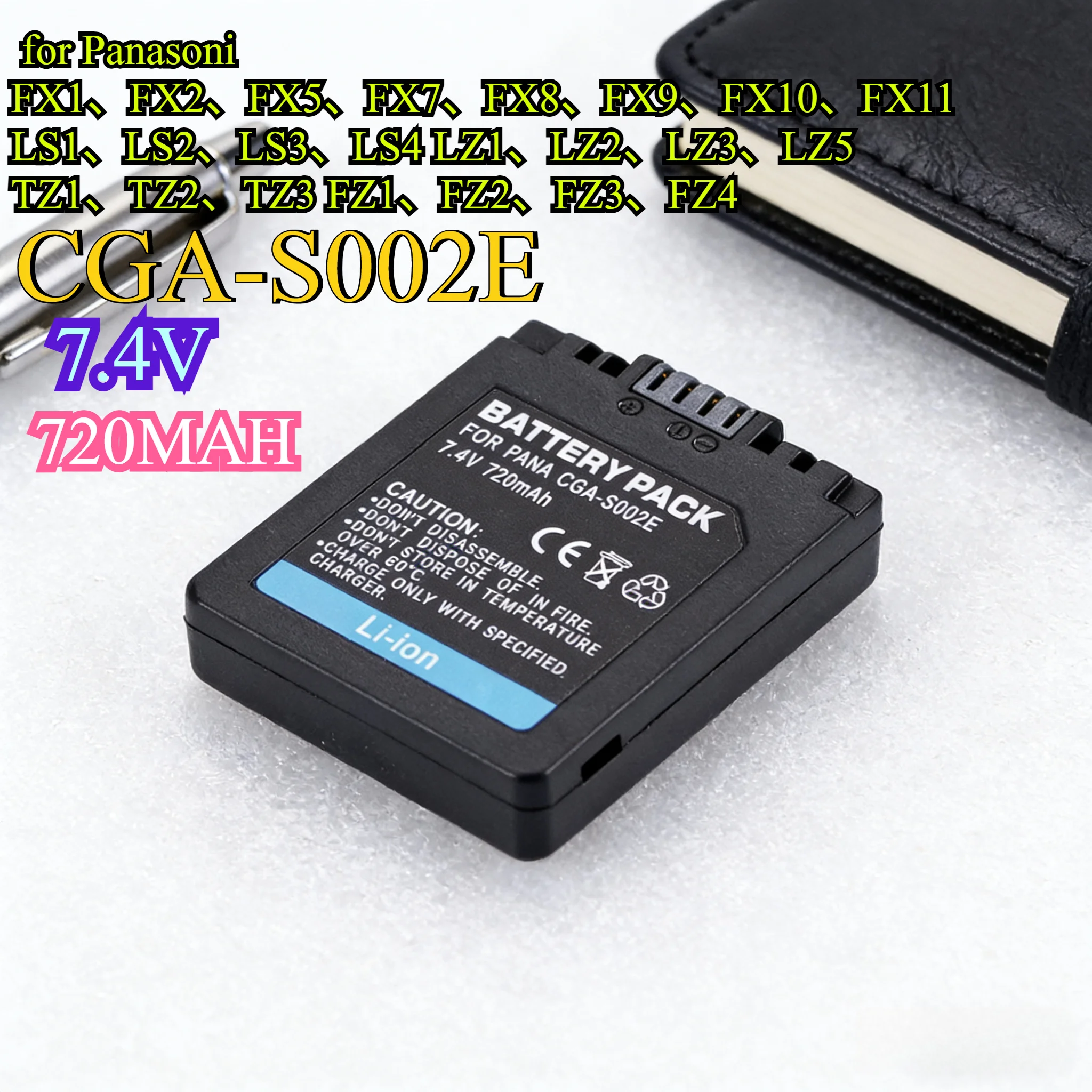 720Mah CGA-S002E Re…