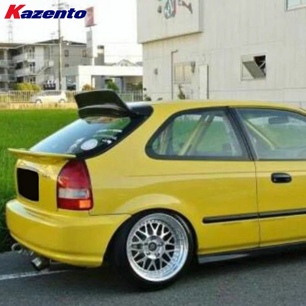 For Honda Civic Ek Osaka Jdm Type Rear Spoiler Fiber Glass