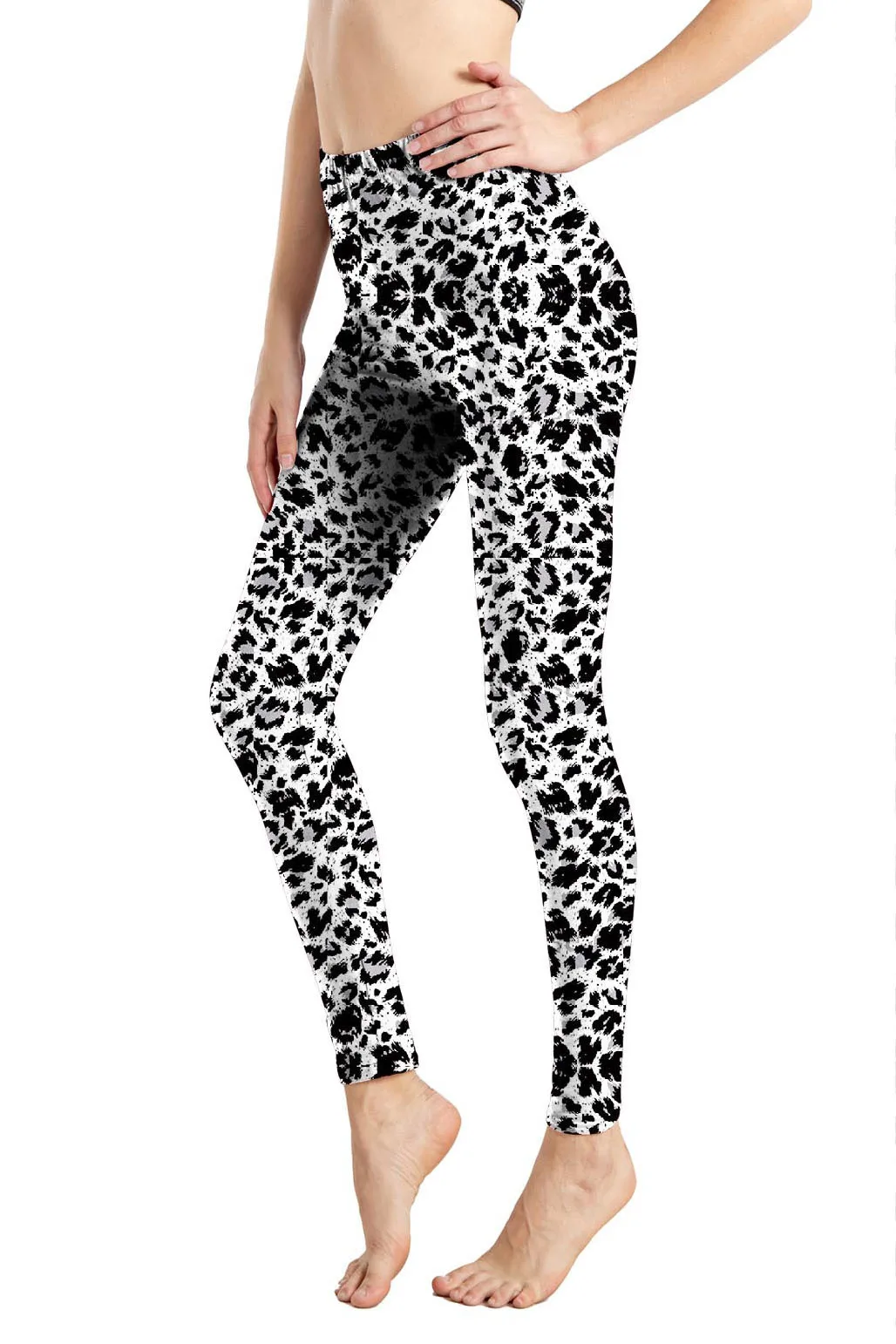 Leopard Leggings Printed High Waist Wildthing Leopard Elasticity Pants Soft Trousers For Women Workout Tights Fitness Outfits