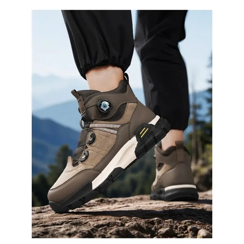

Mens Hiking Shoes Outdoor Shoes Wear-resistant Mens Hiking Shoes Hiking Hunting Tactical Shoes Mountaineering Shoes