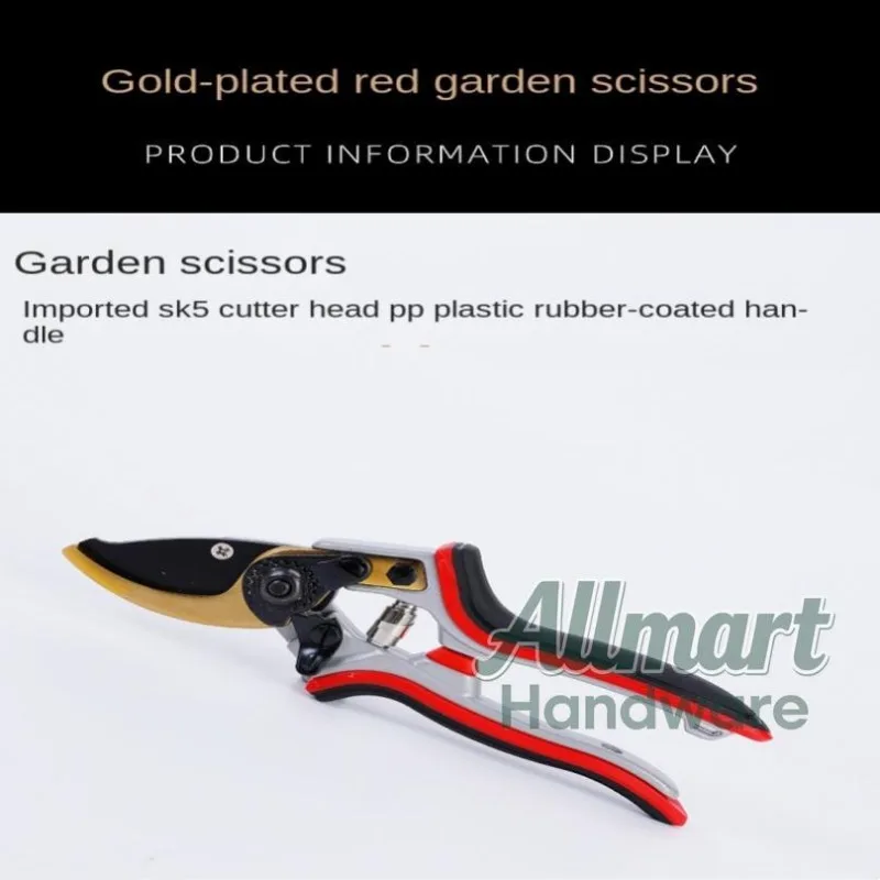 Bonsai, fruit trees, flowers, branches, pruning tools, gardening scissors, PTFE SK5 coated blade cutting tools