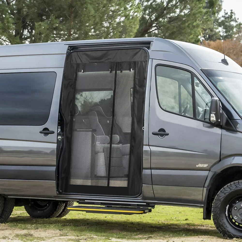 1PC Insect Screen Mosquito/Fly Screens Net for Mercedes Benz Sprinter & Ford Transit MK8 High Roof Van Car Curtain Car Accessori