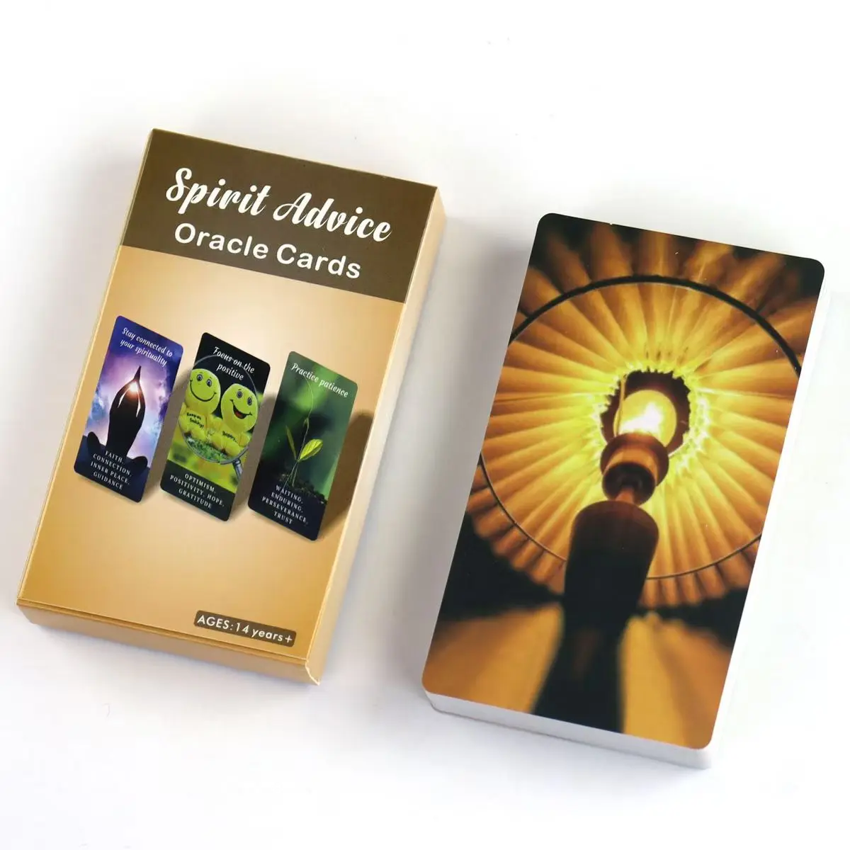 10.3*6cm Spirit Advice Oracle Deck 47 Pcs Oracle Cards with Keywords on Cards