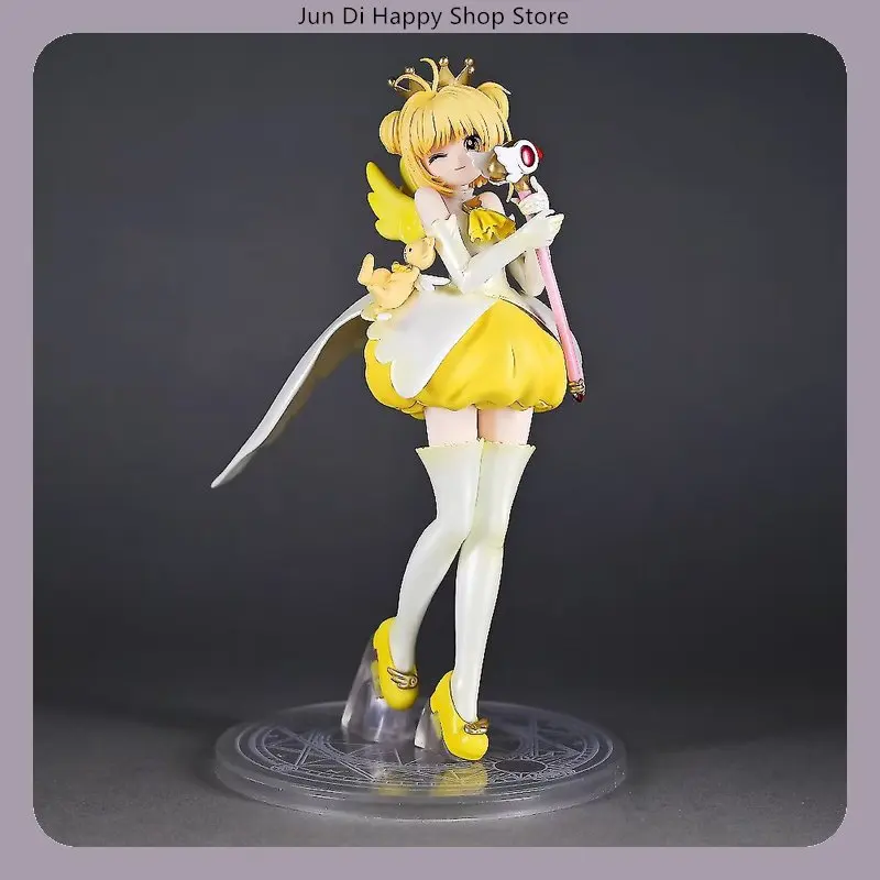 

22cm Cardcaptor Sakura Standing Pose Anime Figure Model Statue Collection Desktop Decoration Ornament Toy Gift for Fans