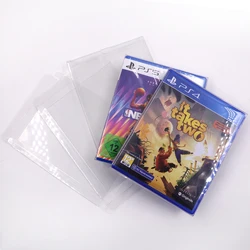 HOT 10Pcs Transparent PS5 Game Storage Box Card Anti Dust Cover Case Protection Game Card Box For PS5 Game Protection Storage Co