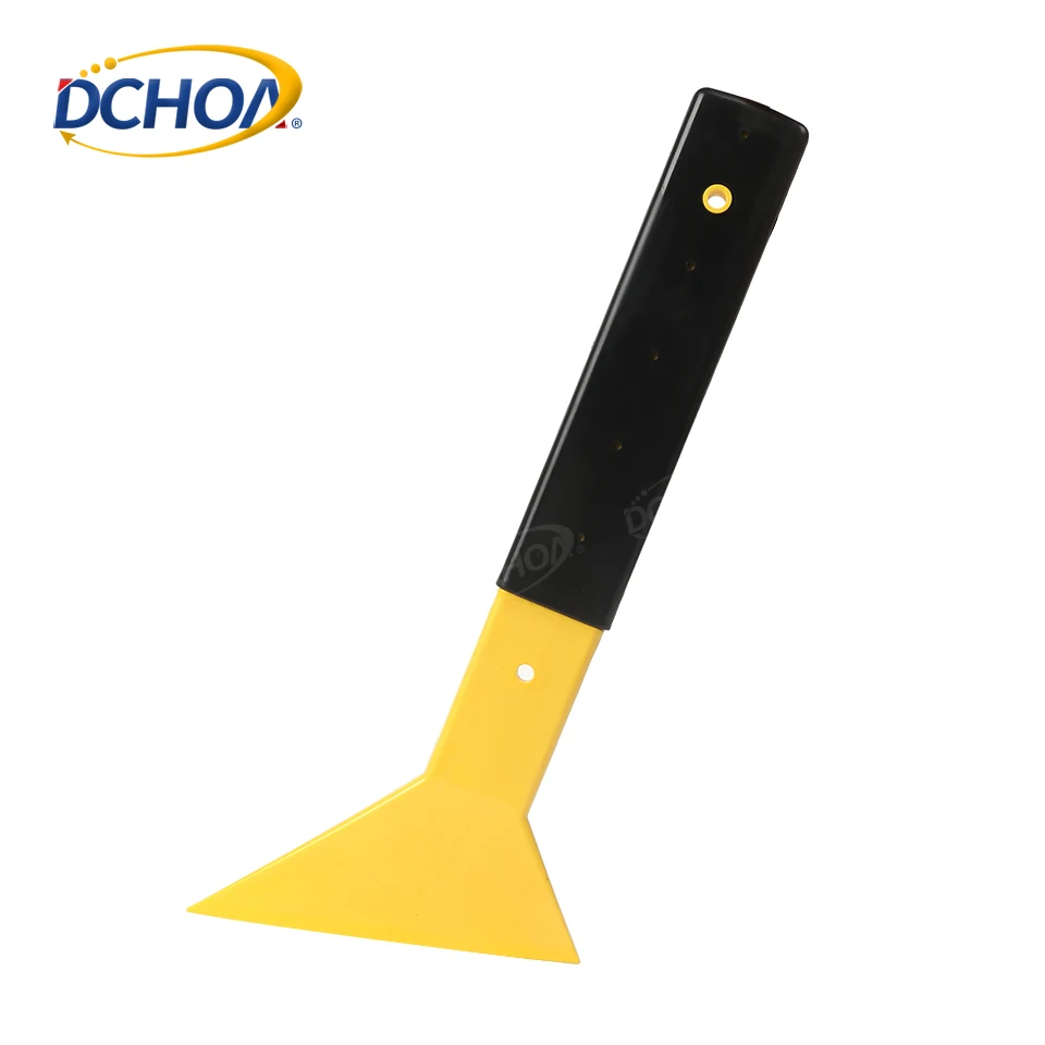 DCHOA Long Handle Rubber Squeegee for Window Tint Vinyl Wrap Car Sticker Application Plastic Film Installation Scraper Tool