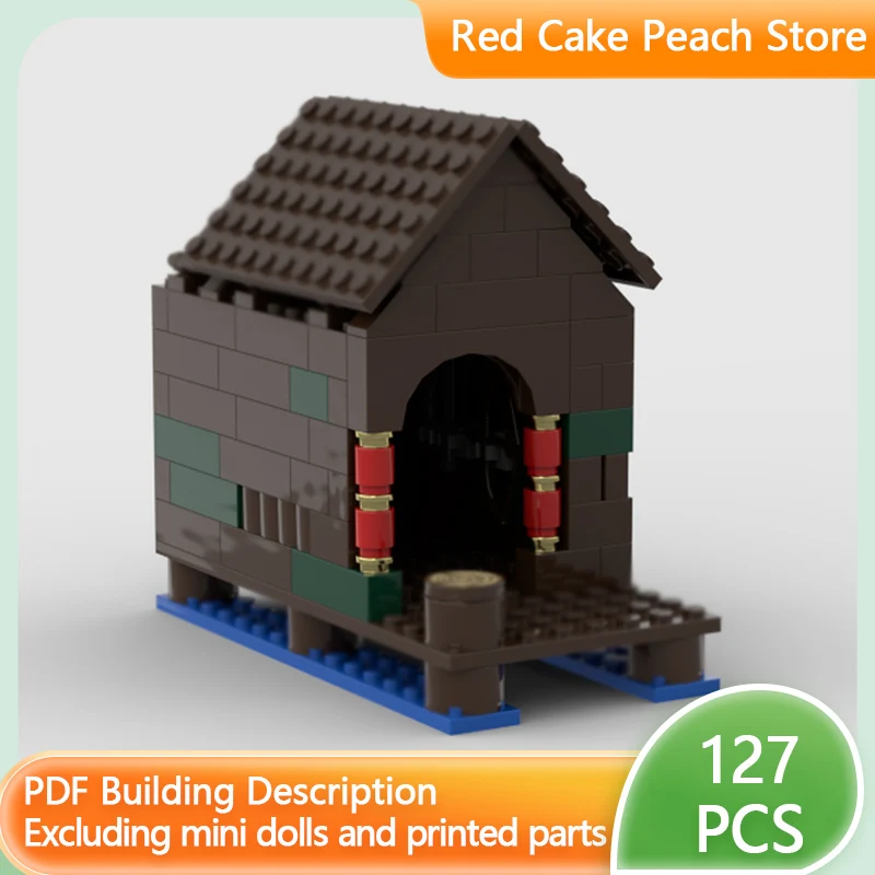 

Ring Movie Model MOC Building Bricks Defensive Building Guard Hut Modular Technology Gifts Holiday Assemble Children Toys Suit