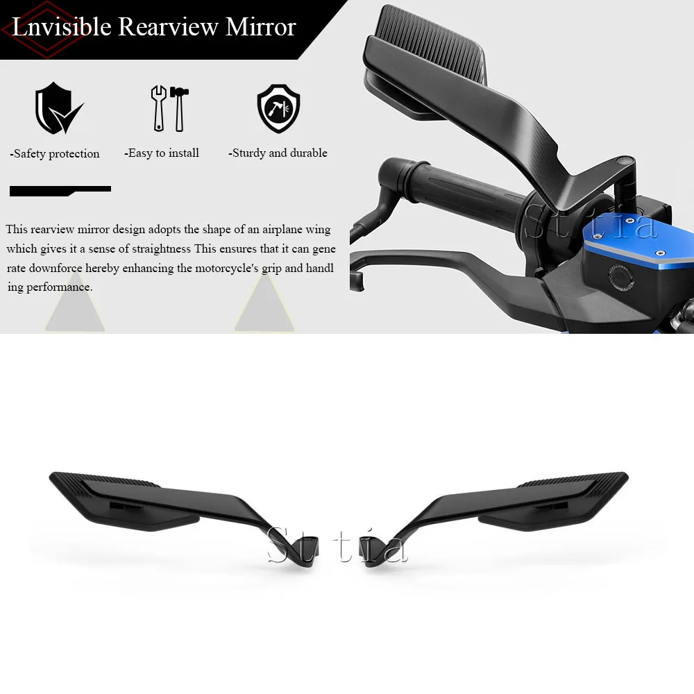 

Motorcycle Aluminum Rear Side View Mirrors Rearview Mirror Fit For Kawasaki Z1100 Z 1100 Z1100 Z1100 SE 2025 2026 Z 1100SE