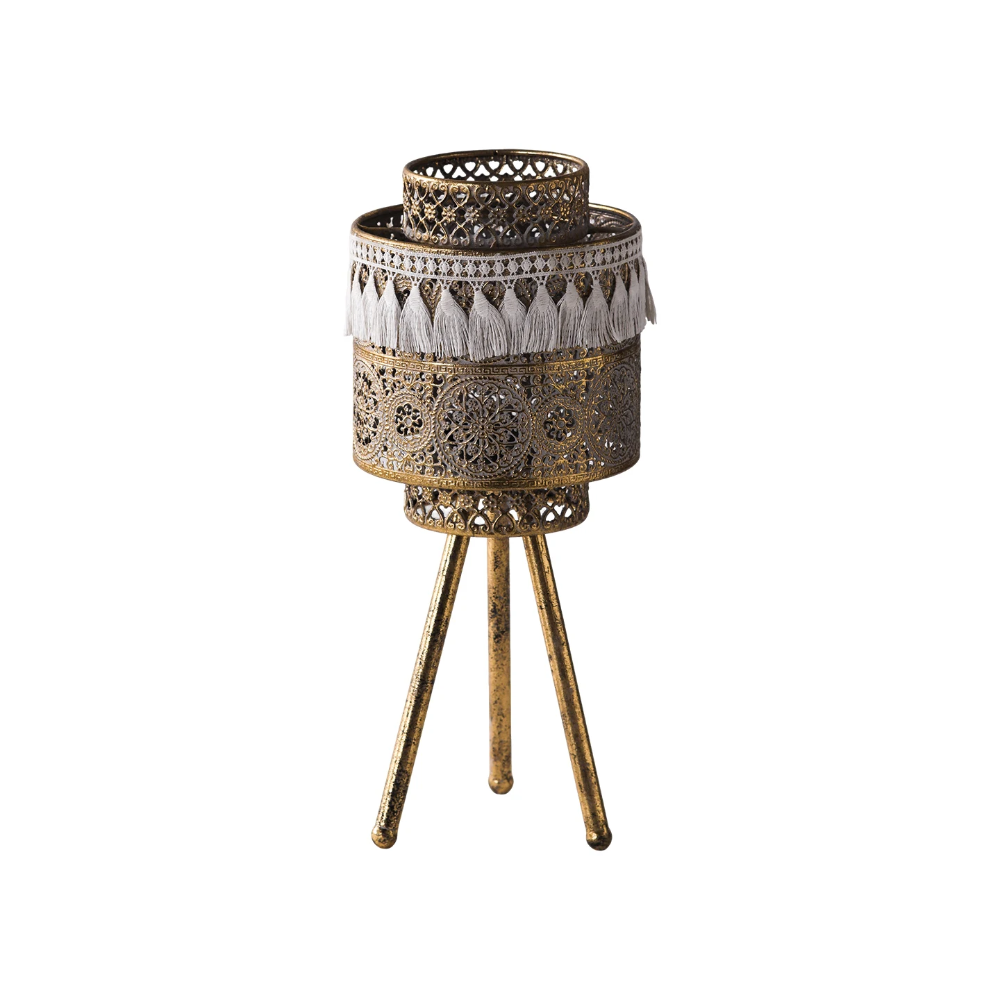 

*French-style Distressed Carved Wrought Iron Candlesticks, Perfect for Creating a Restaurant or Hotel Ambiance.