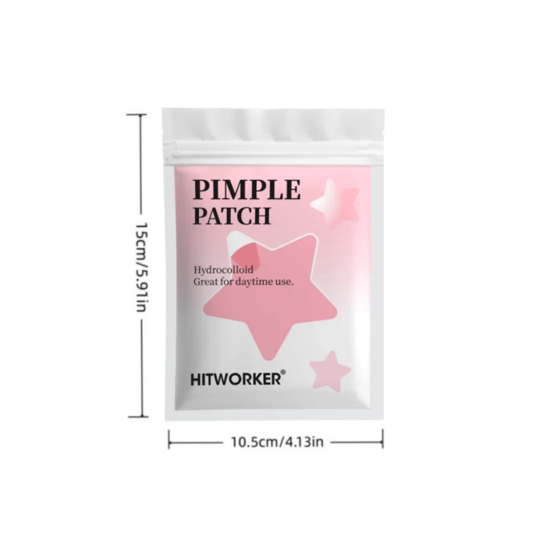 Cute star design hydrocolloid acne patch, light breathable concealer, mild and non irritating acne solution