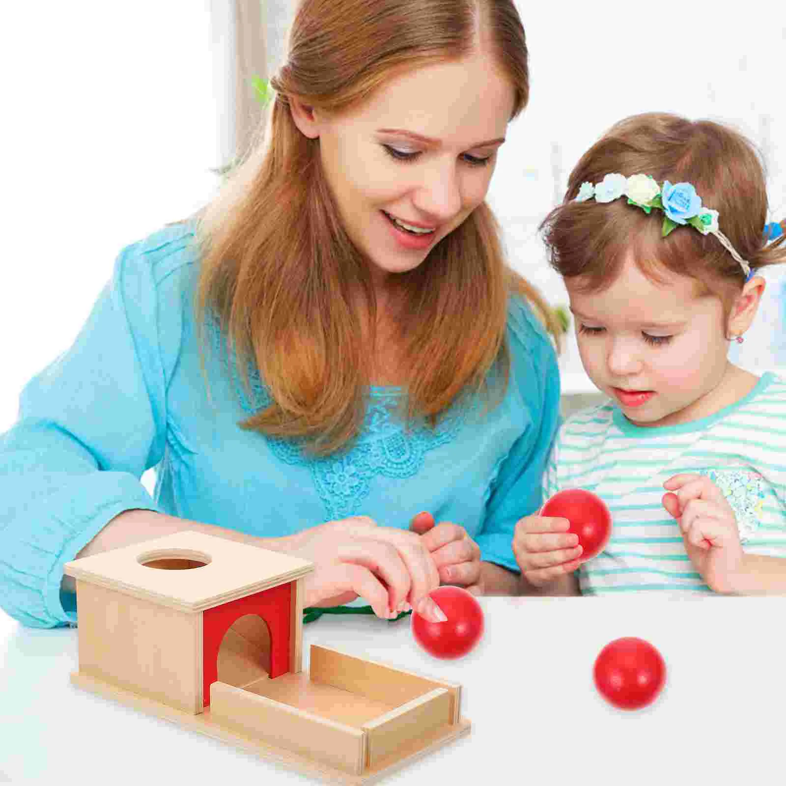 

Montessori Teaching Aids Hand-eye Coordination Plaything Toddler Toy Children's Toys Box Wooden Parent-child Infant