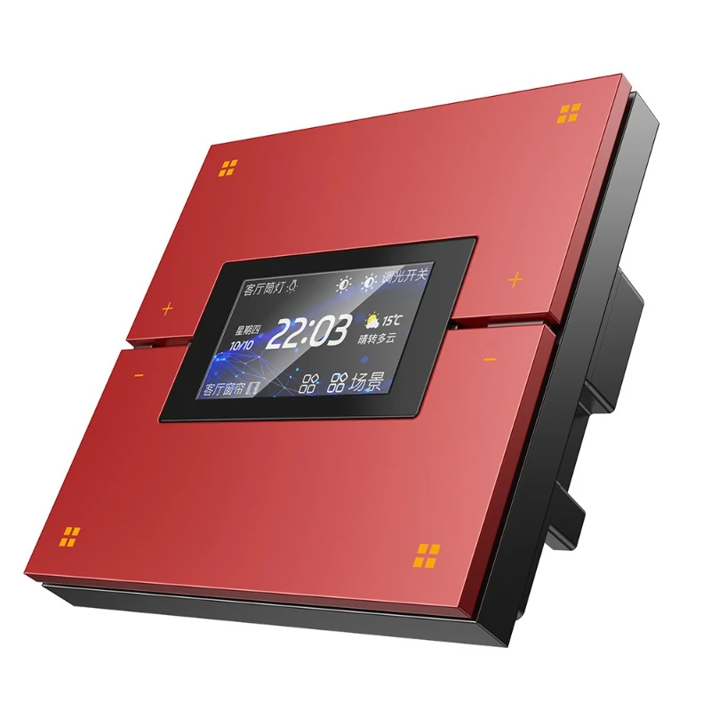 

Intelligent composite switch can control multi-function control panel for curtains, lighting and air conditioning scenes