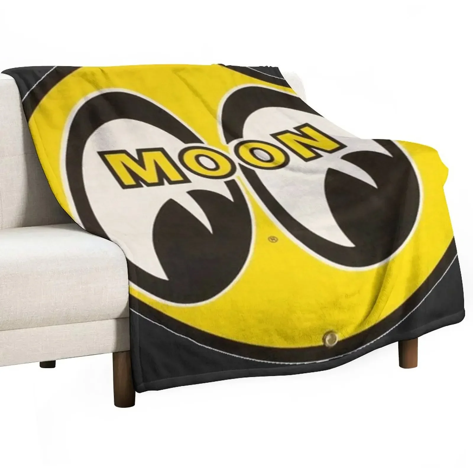 Moon eyes Luna equipped with the classic logo Throw Blanket cosplay anime For Sofa Thin Hairys Blankets