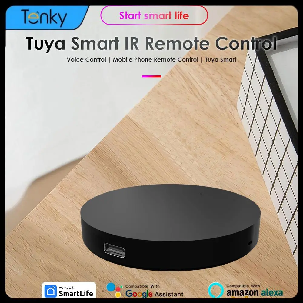 TUYA Smart Home Wifi IR Remote Control Smart WiFi Universal Infrared For TV DVD AUD AC Works With Alexa Google Home Smart Life