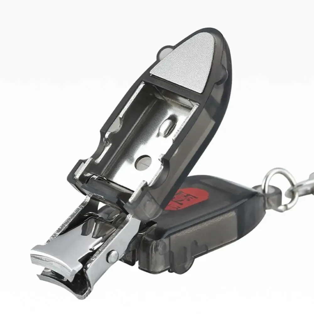 Folding Mini Nail Clippers Anti-Splash Portable Flip Nail Clipper Nail Clippers Pendant Key Accessories Nail Clipper Keychain