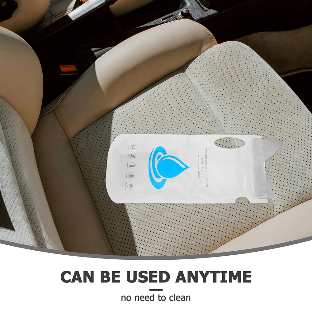 

4pcs Emergency Urine Bag Portable Disposable Pee Bags for Travel Lightweight Car Emergency Toilet Outdoor Activities